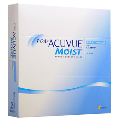 Контактные линзы 1Day Acuvue®Moist for Astigmatism (90 шт.)